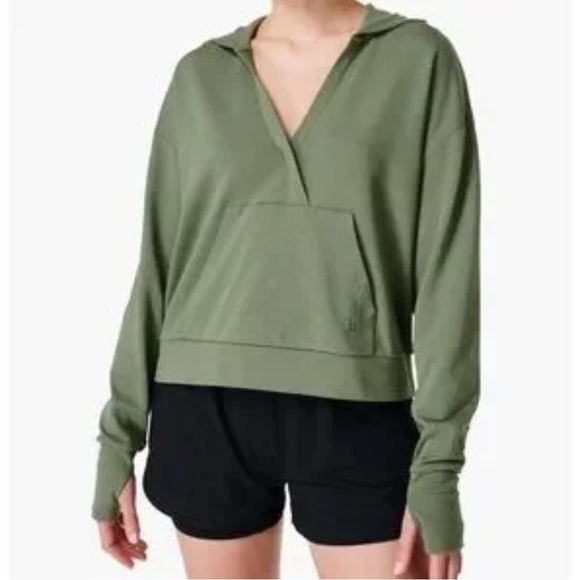 Sweaty Betty green hoodie - Picture 1 of 9